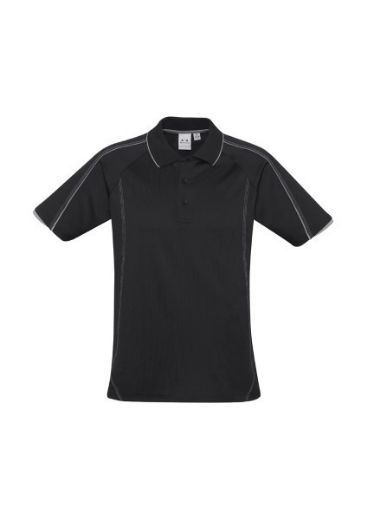 Picture of Biz Collection Mens Blade Polo Shirt Cotton Rich Soft Touch Jersey